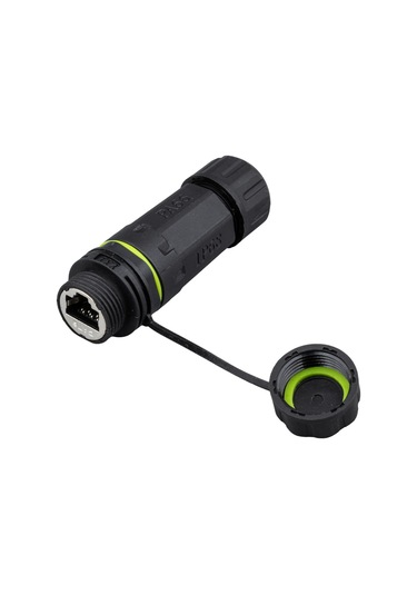 Dişi - Dişi Ip68 Su Geçirmez Rj45 Konnektör