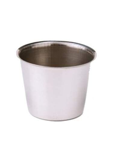 Paslanmaz Çelik Krem Karamel Kabı 6 Adet 6.5 x 6 CM Gümüş