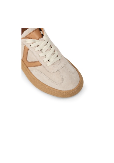 Deery Kadın Hakiki Süet Bej Sneaker Ayakkabı - N0170zbejc01