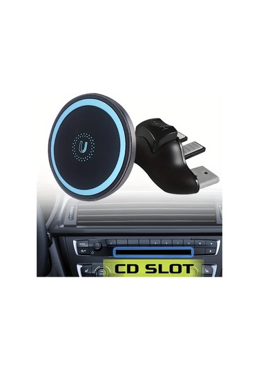 Xuweiwei Siyah Evrensel Manyetik Cd Yuvası Telefon Tutucu Araç İçin İphone Uyumlu