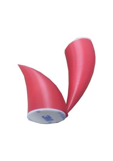 Motospartan Kask Boynuzu Kırmızı 7.5cm