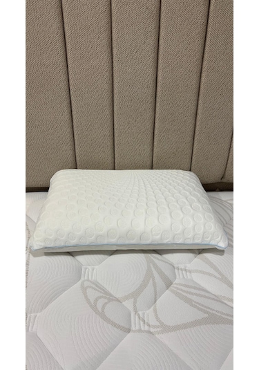 Massage Air Visco Yastık Masaj Etkili Ortopedik Visco Yastık Beyaz