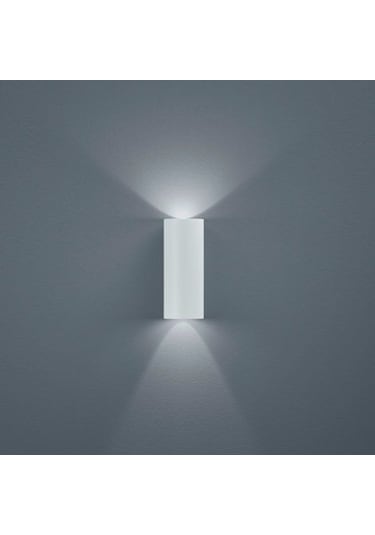 Çift Yönlü Dekoratif Beyaz Aplik -3 Renk Tercihli Ampüller Dahil Beyaz