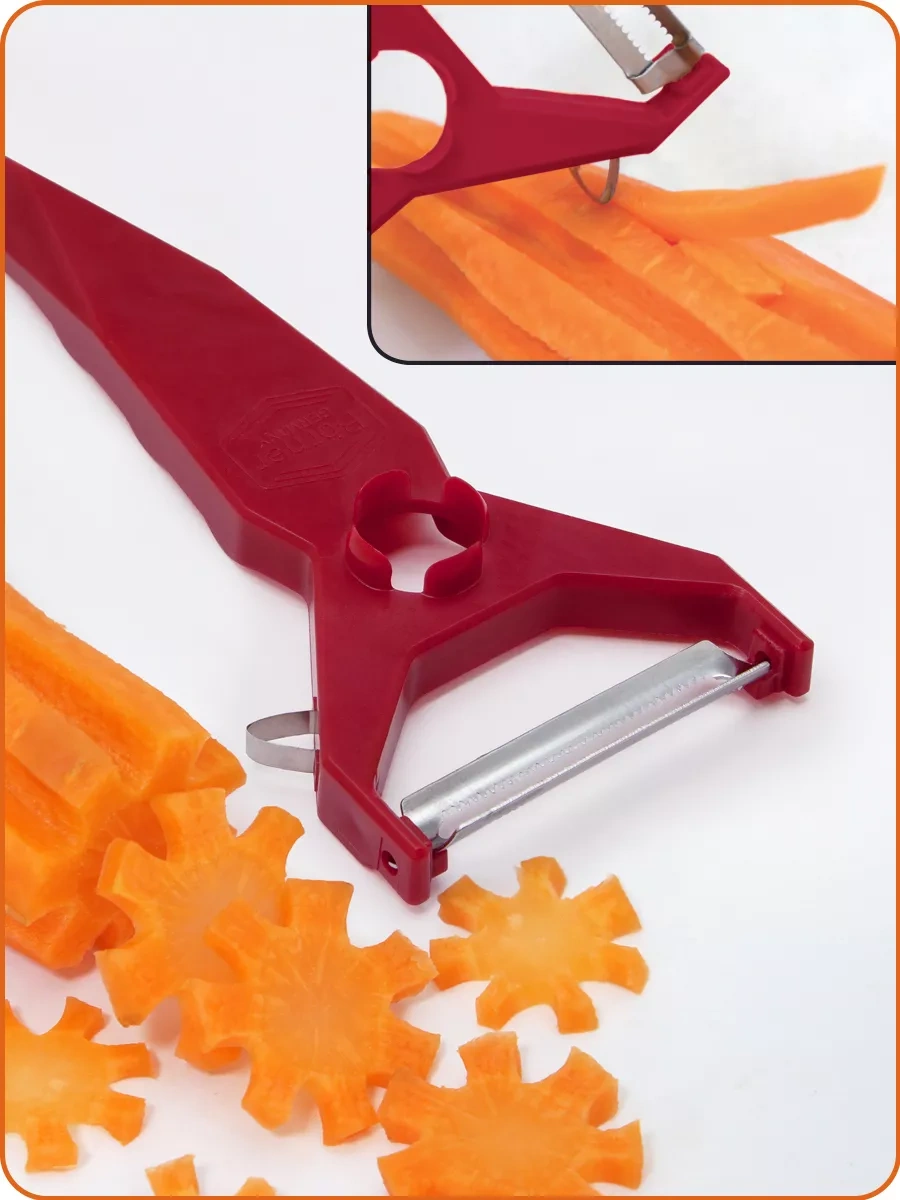 Borner 5'i 1 Arada Süsleyiciye Sahip Turçakiska-zerrajör Yumuşak Sebzeler İçin 7094138 Bordo