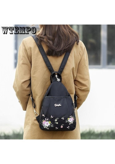 Kırmızı Tüm Maç Oxford Bez Sırt Çantası Moda Kanvas Göğüs Çanta Mini Çapraz Küçük Sırt Çantası Kadın Kore Versiyonu Kırmızı