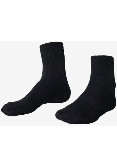 Lescon LA-3152 Siyah Tekli Spor Tenis Çorap 36-40 Numara Siyah