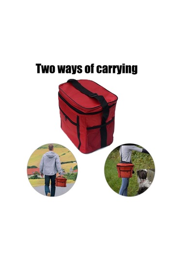 Qianfan Soğutucu Çanta, Küçük, Termal Çanta, Katlanabilir, Lacivert