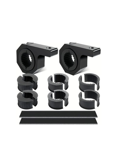 Xuweiwei Aluminum 2 Kelepçe Led Işık Barı Montaj Braketi Kiti Atv Yatay Bar Tüp 1 1.5 1.75 2 Çap