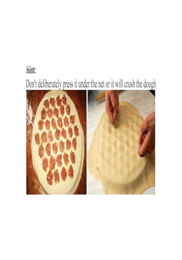 Fortunelane 37 Şık Metal Manty Kalıpı - Mutfak İçin Zaman Tasarruflu Hamur İşi Aleti Gümüş Gümüş