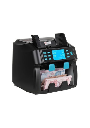 Baove GB9000 Pro Mix Çift Katlı Karışık Para Sayma Makinesi - Sahte  Para Yakalama - TL, Euro, Usd