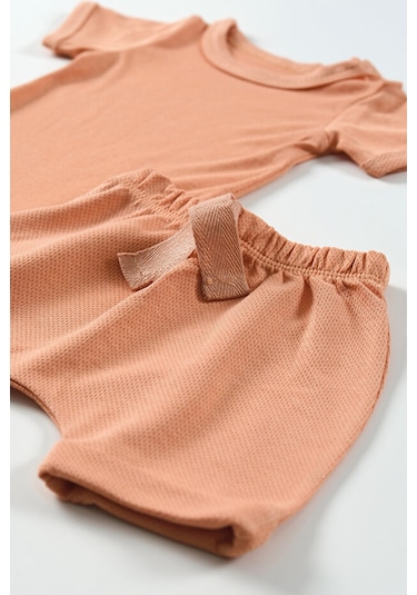 Tinylamb Elation Dessert Şort Ve Bodysuit Takım - 2 Parça Turuncu