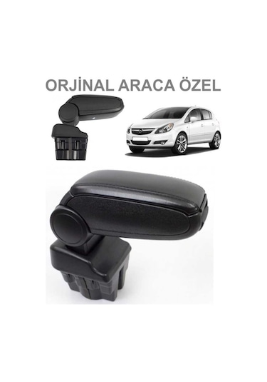 Niken Kolçak Kol Dayama Orta Konsol Vidasız Kolay Montaj Siyah