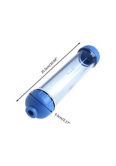 Singree Şeffaf Dıy Su Filtre Kabı - 2 Adet Hızlı Bağlantı Adaptörlü