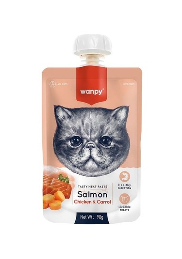 Wanpy Taze Somonlu Tavuklu Kedi Et Ezmesi 90 Gr