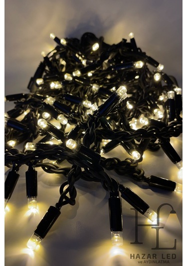2.5 M Led 152 Ledli 24 Saçaklı Eklenebilir Ip65 Dış Mekan Siyah Kablolu Dekoratif Led Işık Gün Işığı