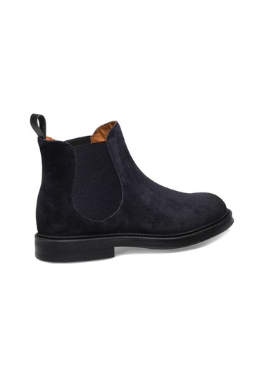 Bot Erkek 73a3 Frau Waxy Ankle Boot Blu Navy