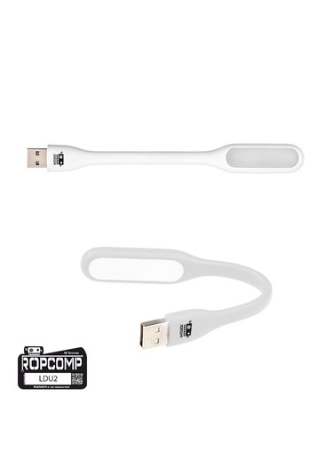 Ropcomp Usb Led Işık Esnek Okuma Ve Klavye Lambası Beyaz