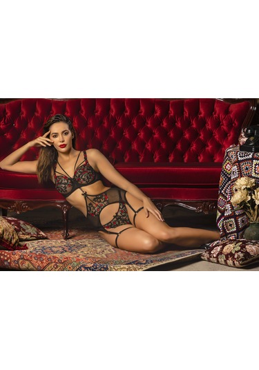 Golshan Grace Wıre Lace Bra, Siyah Dantelli Konforlu Ve Şık Sütyen Çok renkli