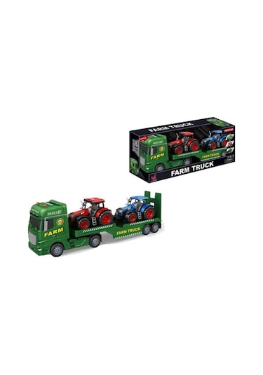 Ctoys 666-69f Işıklı Ve Sesli Traktör Taşıyıcı Tır