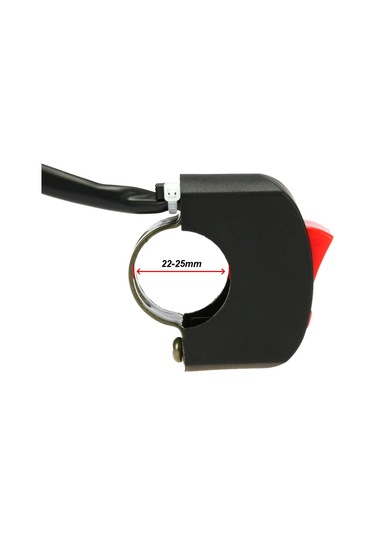 Yaleker Motorsiklet Ve Atv İçin Siyah 55cm Kablo Uzunluğuyla Yüksek Performanslı Direksiyon Anahtarı Siyah