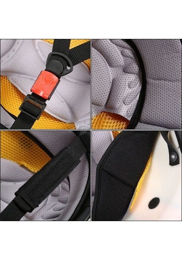 Yulong Geeksen Moda Yarım Yüz Motosiklet Kaskı - Güneşlikli Turuncu