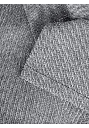 Loveme Kumaş Yatak Örtüsü 140x220 Hasır Örgü 59429191 Gri