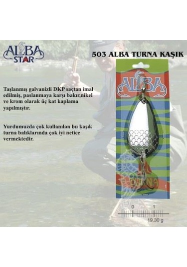 503 Alba Desenli Turna Kaşık No:1