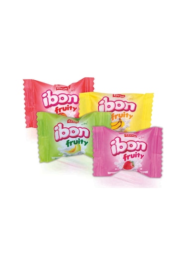 Ibon Sütlü Meyveli Şeker 1000 Gr. Silindir (1 Kutu)