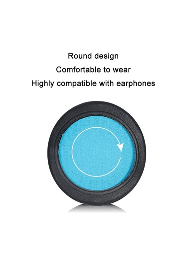 Audio-technica Ath-s200bt İçin 1 Çift Kulaklık Sünger Kulaklık Siyah - Mavi