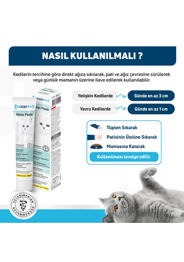 Onevet Relax Paste Macun 50 Gr Stres Ve Anksiyete Azaltıcı