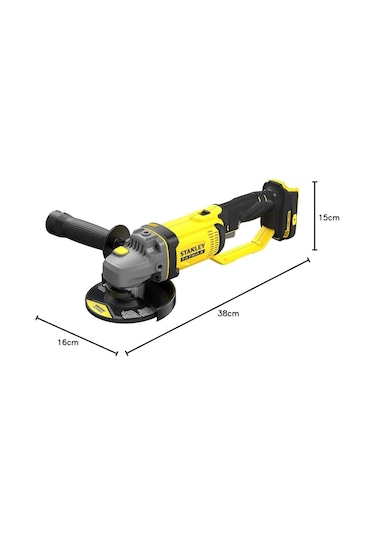 Stanley Sfmcg400b-xj 18v Fatmax V20 Solo Avuç Taşlama Makinesi 125 MM