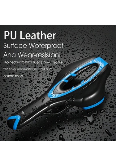 Suofeng Hafif Ve Konforlu West Bıkıng Bisiklet Sele - Orta Boşluklu, Hava Geçirgen, Yarış Ve Dağ Bisikletleri İçin Siyah