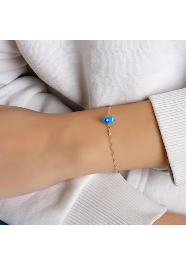 Aytekkuyumculuk Yaprak Bileklik Sarı Altın