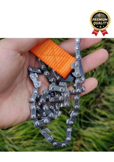 Çok Amaçlı Saplı Taşınabilir Güçlü Dayanıklı Ergonomik Hafif Çantalı Mini Manuel Zincirli Testere