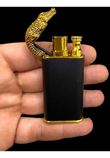 Timsahlı Çift Yanmalı Gazlı Çakmak 109261