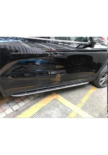 Porsche Cayenne Uyumlu 2010-2017 Oto Yan Basamak Side Step Oem Square Style