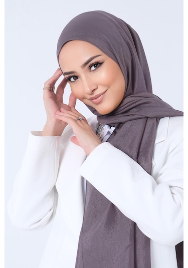 Harem Scarf Brisa Vual Şal - Koyu Füme - Koyu Füme