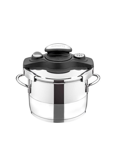 Evimsaray Venüs Matik 4lt Düdüklü Tencere Gri