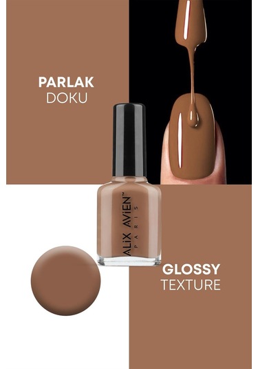Alix Avien Nude Oje 09 Yüksek Pigmentli Uzun Süreli Kalıcılık Hızlı Kuruma Nail Lacquer 09