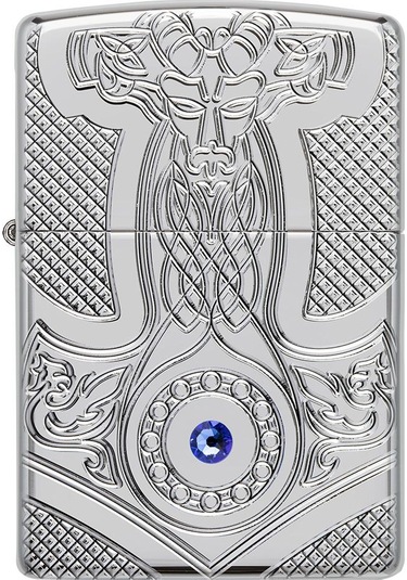 Zippo Çakmak 49289 Armor Medieval Design Lighter Orta Çağ Tasarım