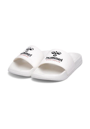 Hummel Ada Slipper Erkek Beyaz Terlik Beyaz
