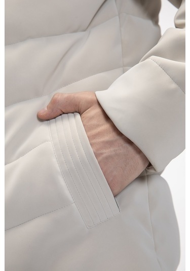 Bad Bear Erkek Polar Barcelona Mens Coat 25.02.15.002 Beyaz