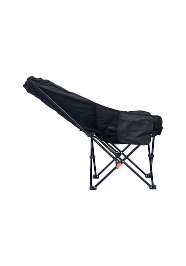 Windcamp Bel Korunaklı  Katlanır Kamp Sandalyesi Siyah