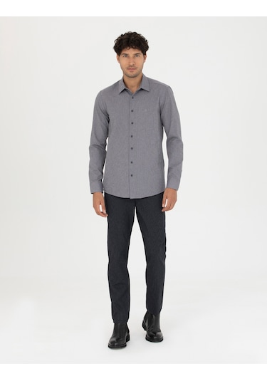 Pierre Cardin Erkek Lacivert Kanvas / Chino Pantolon 50278440-vr033 Lacivert