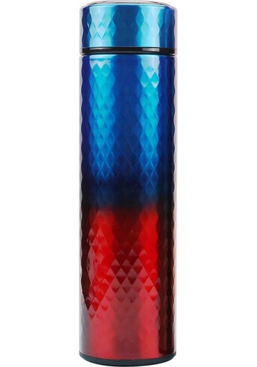 Ranyeek 500ml İç/dis Renkli Paslanmaz Çelik Termos Bardak - Uzun Süre Isı Tutar, Araç Ve Ofis İçin Uygun, Kaymaz Tabanlı Çok Renkli Çok Renkli