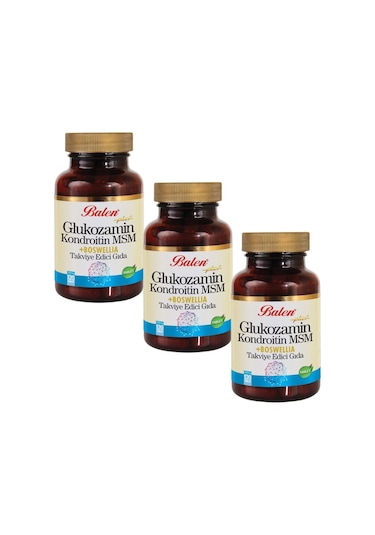 Balen Glukozamin Kondroitin Msm+ Boswellia 1200 MG 120Tablet 3 Adet