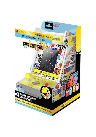 My Arcade Pac-man 45th Anniversary Mighty Player Retro Konsol 28cm Lisanslı