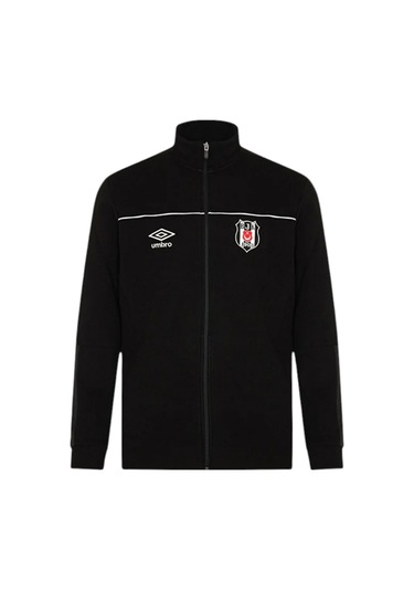 Beşiktaş Lisanslı Fermuarlı Siyah Sweatshirt 25/26 Sezon SiYAH