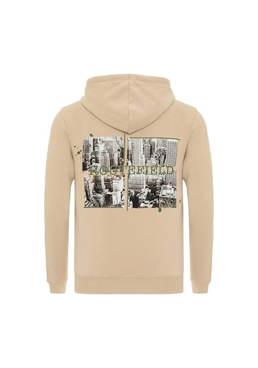 Routefield House Erkek Sweat-091 Bej