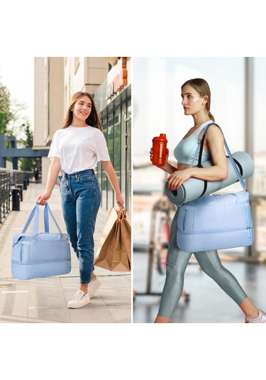 Ranyeek Kadınlar İçin Spor Çanta, Su Geçirmez Oxford Kumaşı, Kuru-ıslak Ayrımı, 36x47x22 Cm Büyük Kapasite, Fitness Seyahat Çantası Mavi/bej/siyah/gri/pembe/koyu Mavi Seçenekli MAvi Ranyeek Kadınlar İçin Spor Çanta, Su Geçirmez Oxford Kumaşı, Kuru-ıslak Ayrımı, 36x47x22 Cm Büyük Kapasite, Fitness Seyahat Çantası Mavi/bej/siyah/gri/pembe/koyu Mavi Seçenekli MAvi